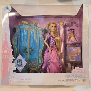 NRFB Disney Tangled Rapunzel Vanity Wardrobe Playset